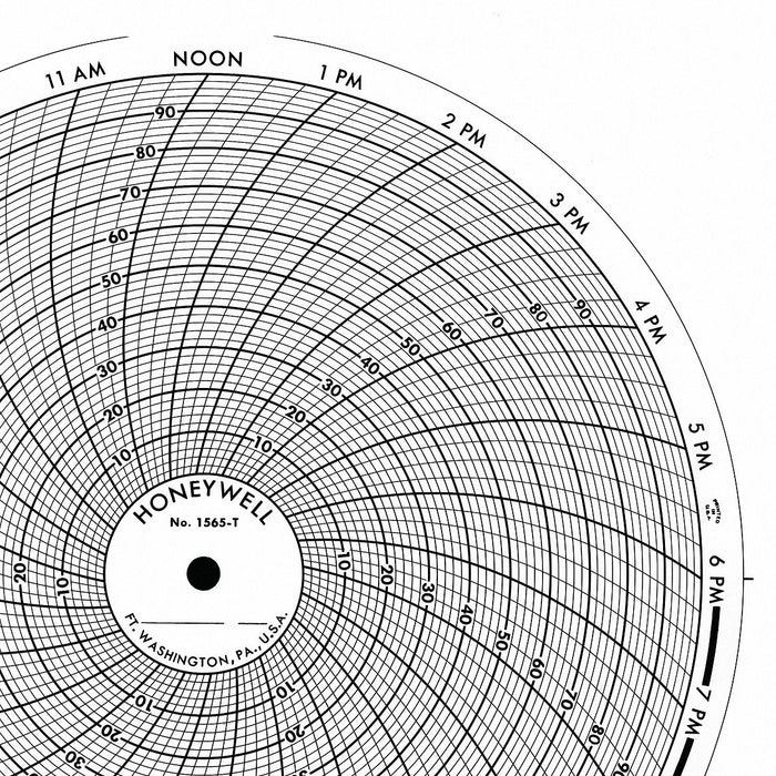 M6780 Circular Paper Chart 7 day 100 pkg