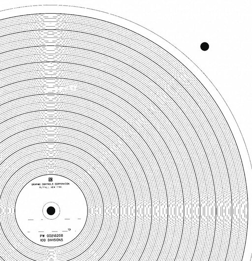 Circular Paper Chart  100 pkg