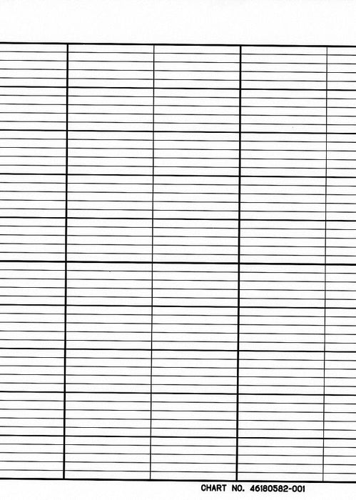Fanfold Paper Strip Chart  1 pkg