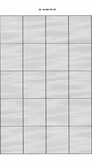 Roll Paper Strip Chart  1 pkg