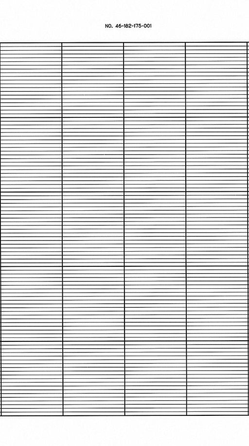 Roll Paper Strip Chart  1 pkg