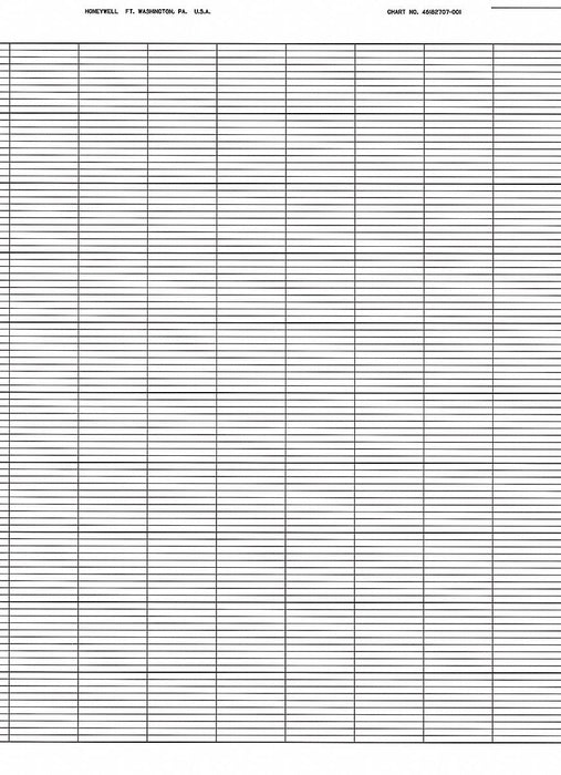 Fanfold Paper Strip Chart  1 pkg