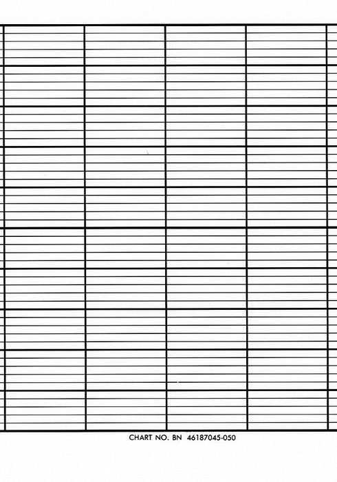 Fanfold Paper Strip Chart  1 pkg