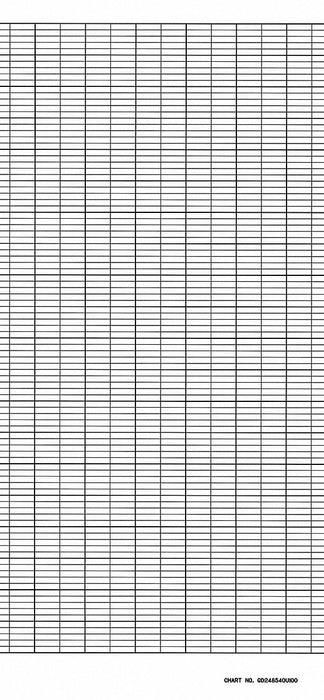 Fanfold Paper Strip Chart  1 pkg