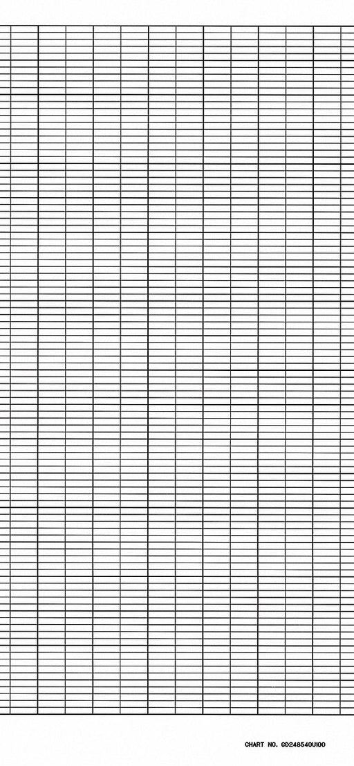 Fanfold Paper Strip Chart  1 pkg