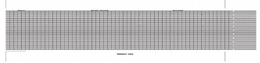 Fanfold Paper Strip Chart  1 pkg