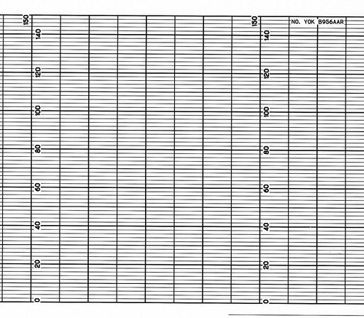 Fanfold Paper Strip Chart  1 pkg