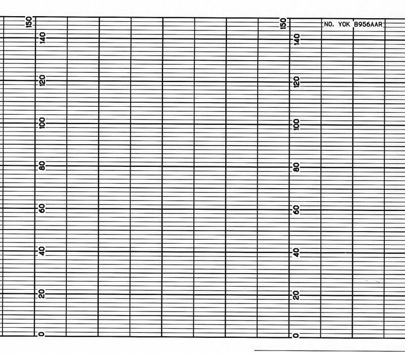 Fanfold Paper Strip Chart  2 pkg