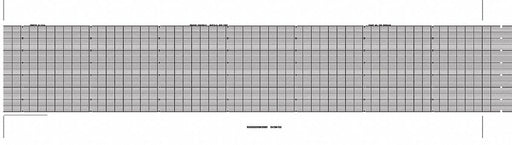 Fanfold Paper Strip Chart  1 pkg