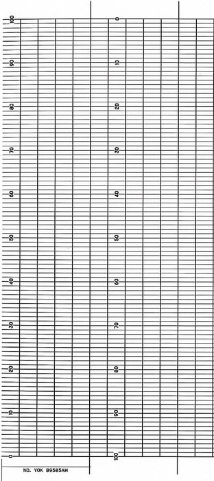 Fanfold Paper Strip Chart  1 pkg