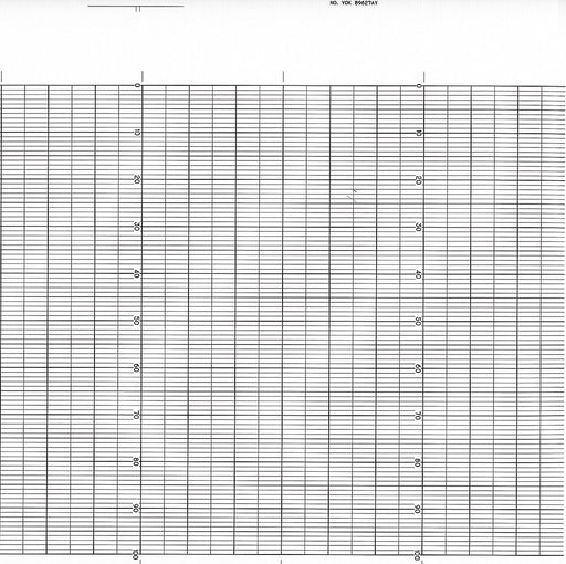 Fanfold Paper Strip Chart  1 pkg