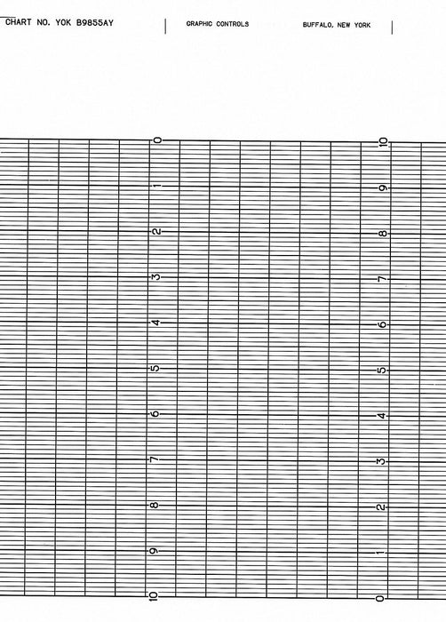 Fanfold Paper Strip Chart  1 pkg