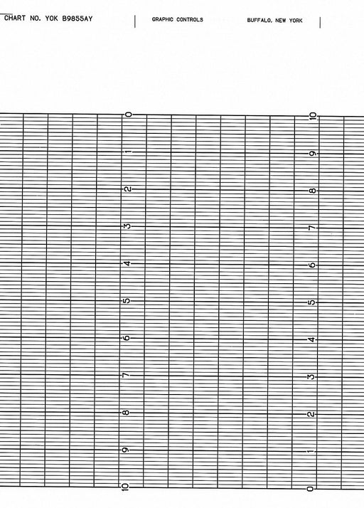 Fanfold Paper Strip Chart  1 pkg