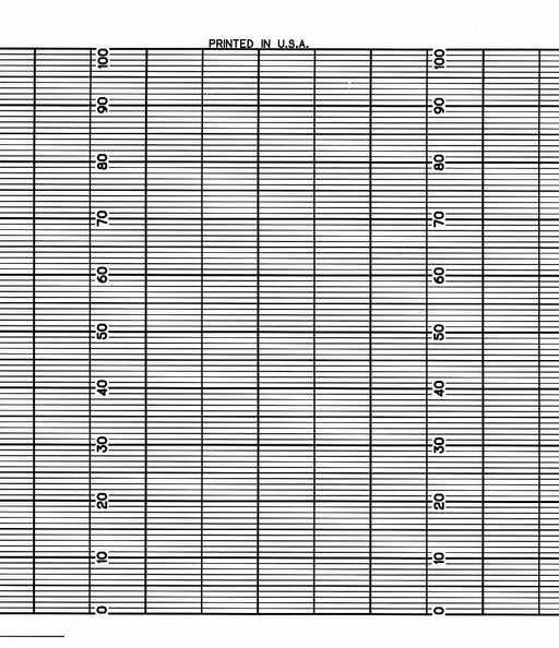 Fanfold Paper Strip Chart  1 pkg