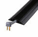 Cable Protector 3Channels Black 5 ft L