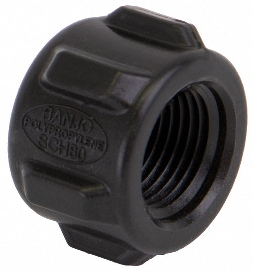 Cap 3/8 in Pipe Size Schedule 80 FNPT