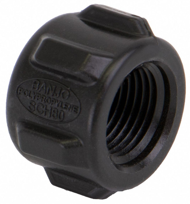 Cap 3/8 in Pipe Size Schedule 80 FNPT