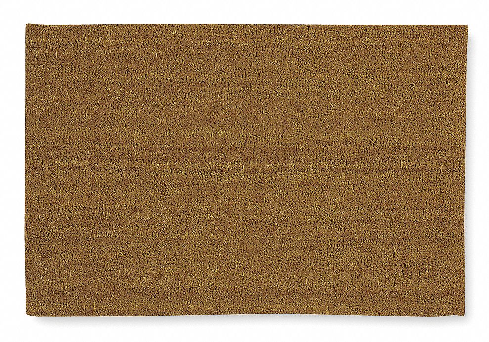 Carpeted Entrance Mat Tan 18-3/4 x2ft 6 