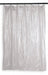 Shower Curtain 72 in L 50 in W Clear