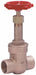 Gate Valve 1 Bronze Sweat