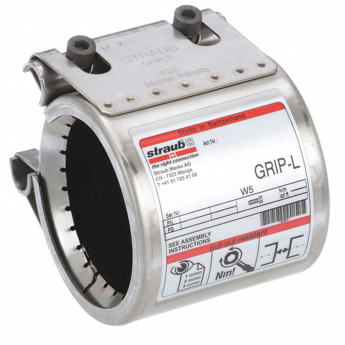 Grip Pipe Coupling 8 Pipe w/ Insert