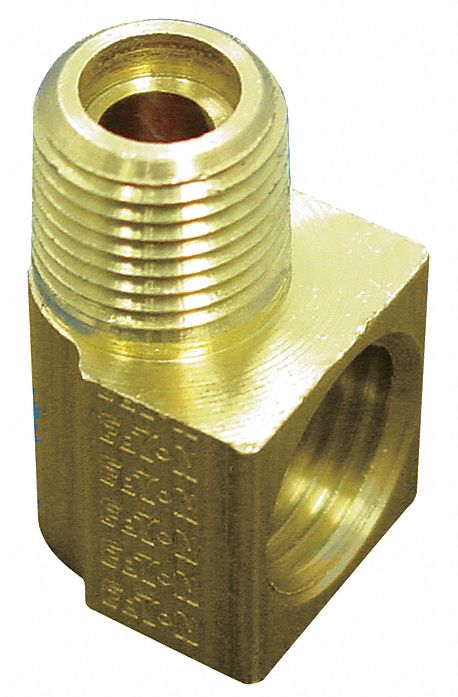 Elbow Brass Tube 1/4 in MNPT 1/4 in