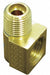 Elbow Brass Tube 1/4 in MNPT 1/8 in