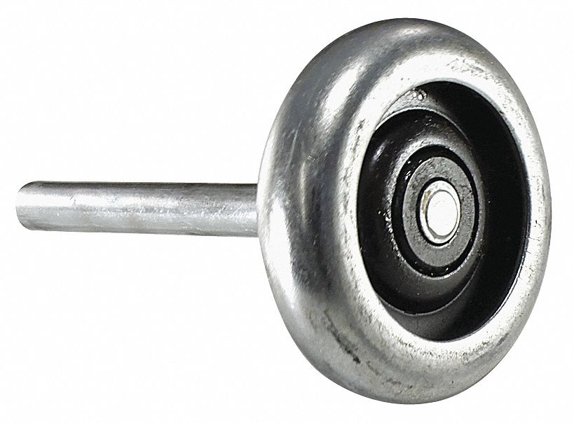 Garage Door Roller 3 3/8 in L Steel PK4