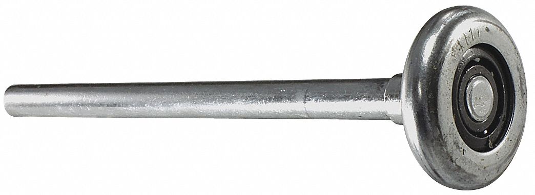 Garage Door Roller 8 7/8 in L Steel PK4