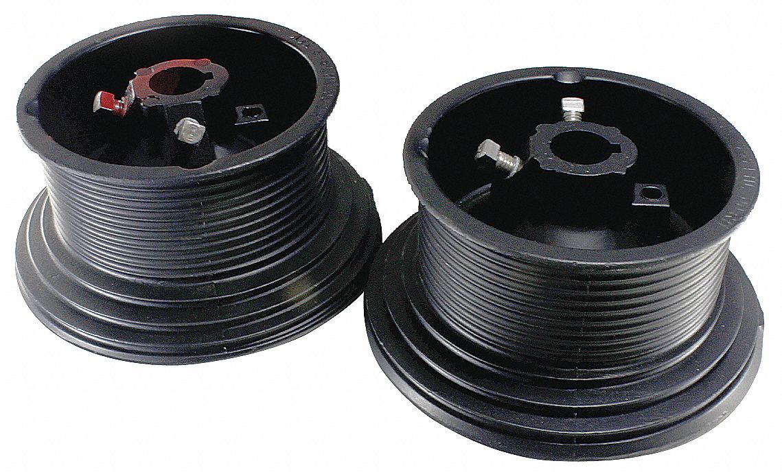 Cable Drum Aluminum 3 5/8 in L PK2