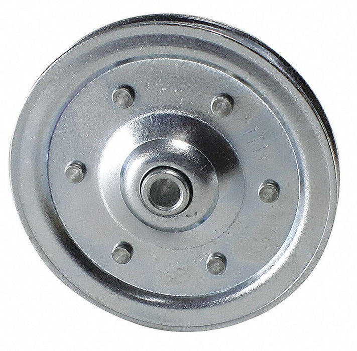 Pulley Steel 4 in L 4 in Dia PK2