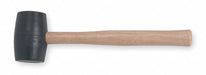 Rubber Mallet 24oz Weight Hickory Handle