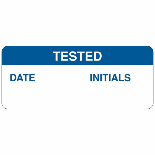 InspectionLabel Blue/White PK364