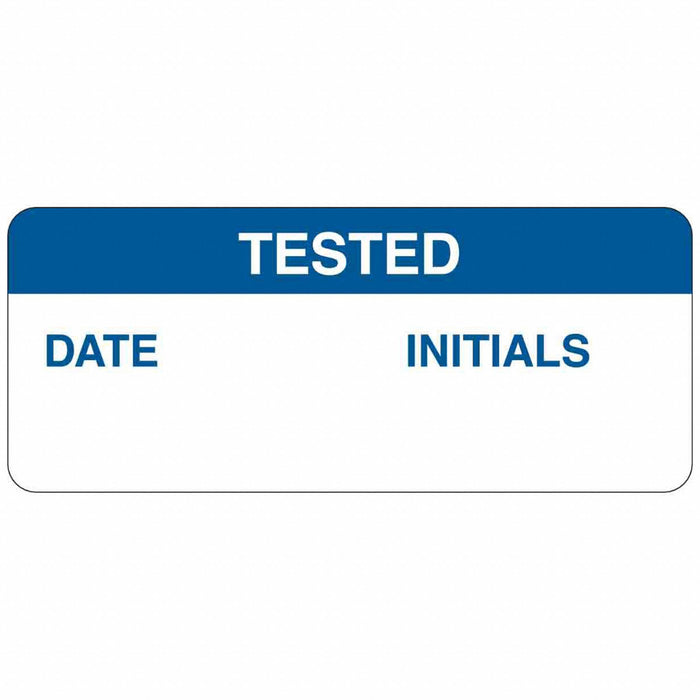 InspectionLabel Blue/White PK364