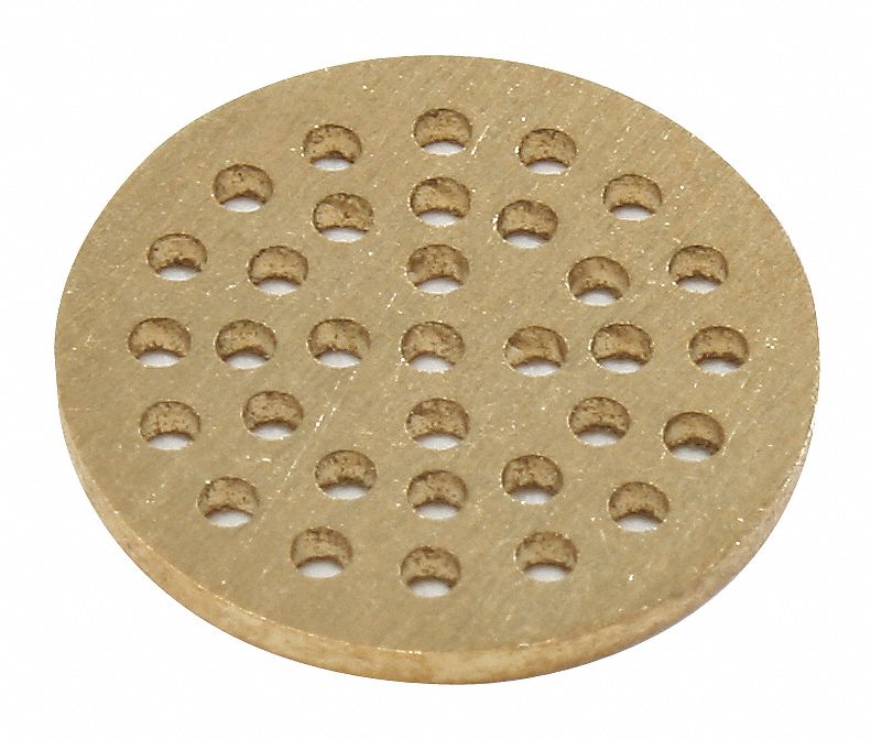 Perforated Brass Disc