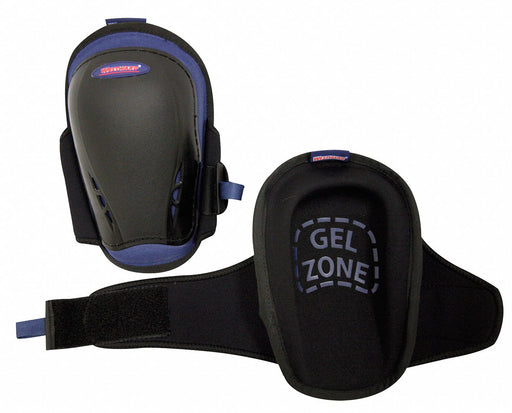 Knee Pad UNIV Hook/Loop Black/Blue PR