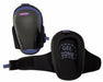 Knee Pad UNIV Hook/Loop Black/Blue PR