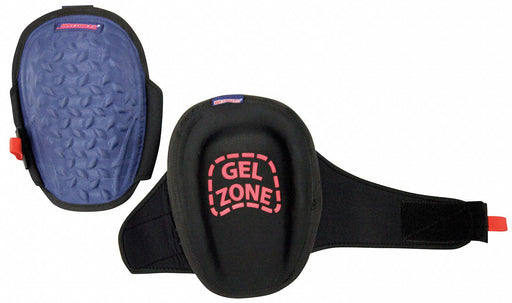 Knee Pad UNIV Hook/Loop Black/Blue PR