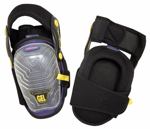 Knee Pad UNIV Hook/Loop Black/Blue PR