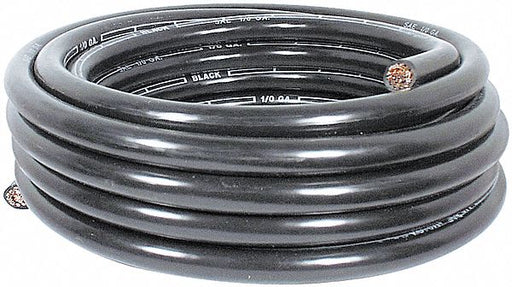 Battery Cable 1/0 1 Cond 25 ft Black