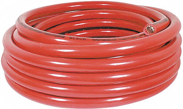 Battery Cable 1/0 AWG Red 25 ft