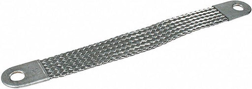 Ground Strap Braided Silver PK2