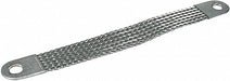 Ground Strap Braided Silver PK2