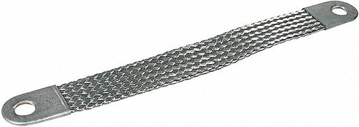 Ground Strap Braided Silver PK2