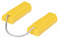 Airplane Chock 3 In H Urethane Yellow PR