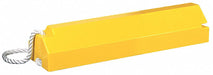 Airplane Chock 4 In H Urethane Yellow