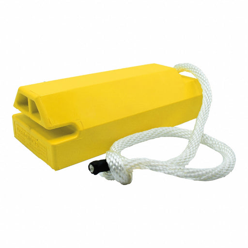 Airplane Chock 6 In Urethane Ylw