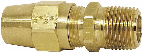 Strt Brass Comp.5/8in Comp.1/8in PK10