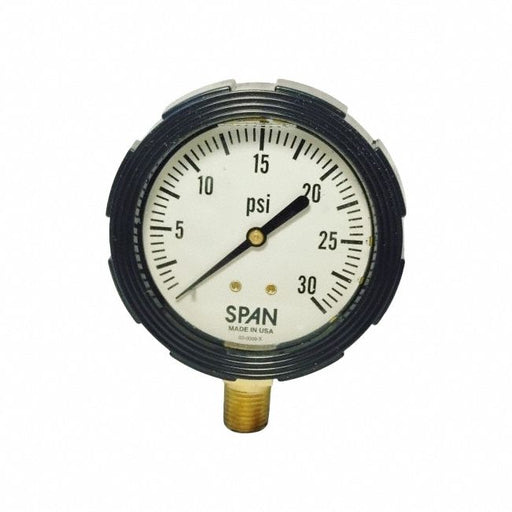 D7962 Pressure Gauge 0 to 30 psi 2-1/2In 1/4In
