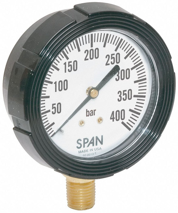 D7964 Pressure Gauge 0 to 400 Bar 2-1/2In